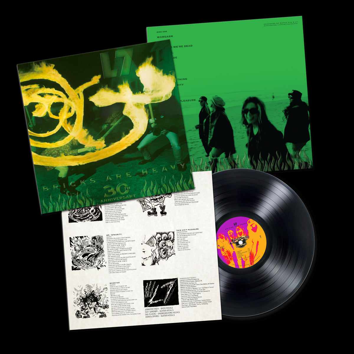 【廃盤】Lukie D & Pam Hall シングルレコード L7 BLACK vinyl - Bricks Are Heavy (30th Anniversary) – Rolling