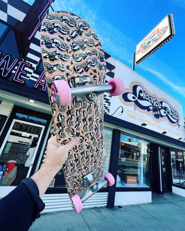 Skate Deck, Licorice Pizza, Sticker Style Custom Design
